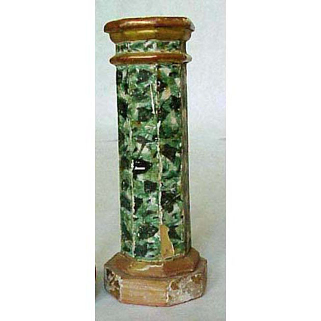 colonna, elemento d'insieme - bottega italiana (secc. XIX/ XX)