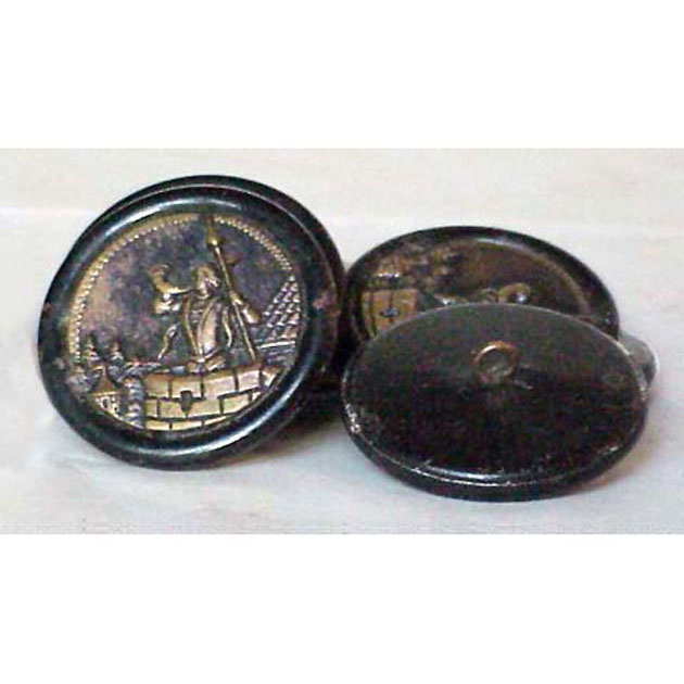 bottone, serie - bottega italiana (secc. XIX/ XX)