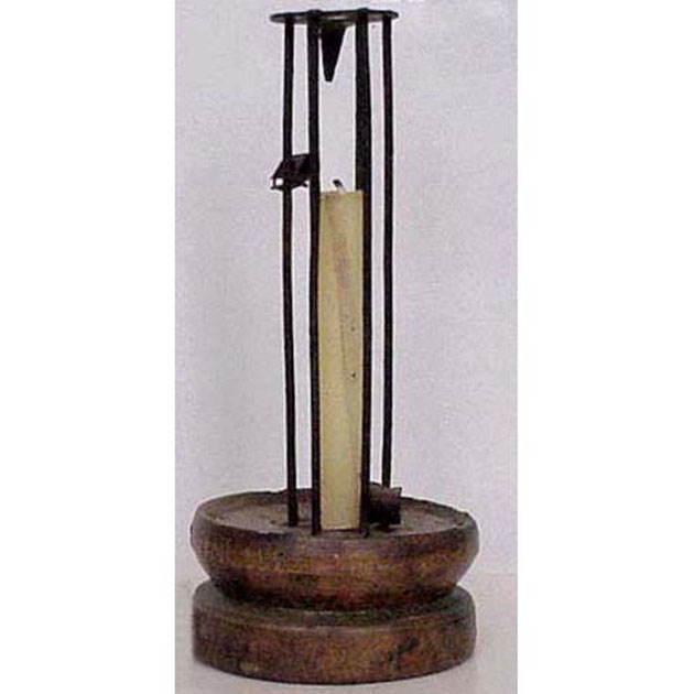 portacandele - bottega italiana (secc. XIX/ XX)