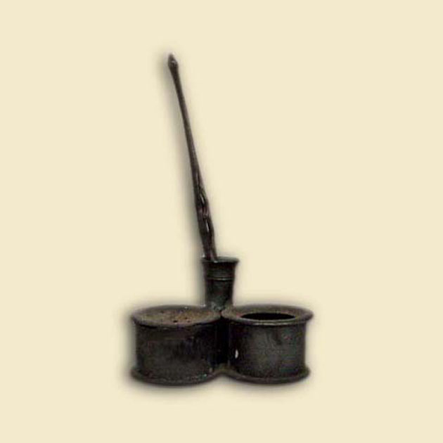 servizio per scrivere, insieme - bottega italiana (secc. XIX/ XX)