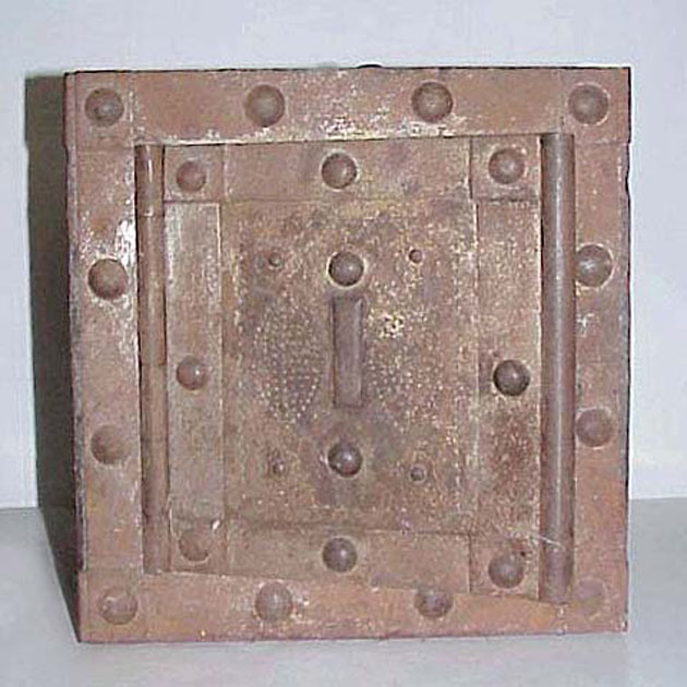 cassaforte - bottega italiana (secc. XVIII/ XIX)