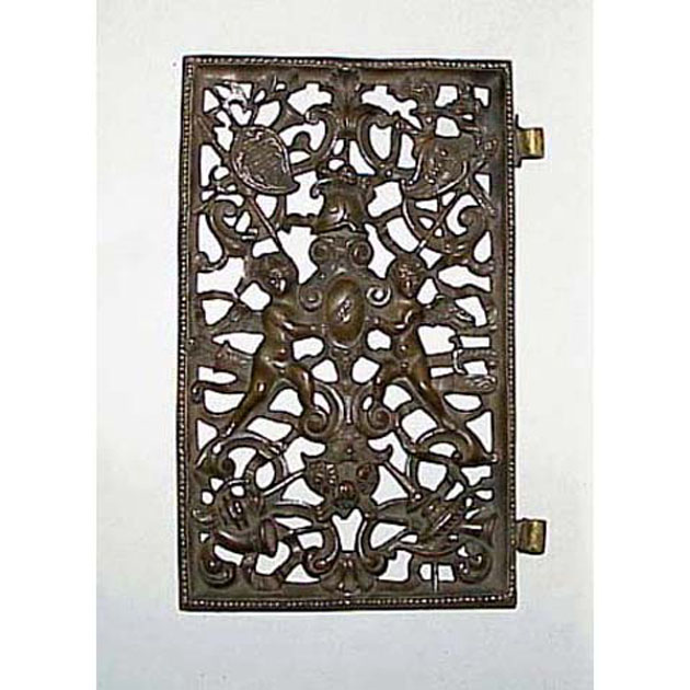 sportello, frammento - bottega italiana (secc. XVIII/ XIX)