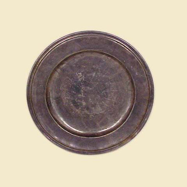 piatto - bottega italiana (secc. XIX/ XX)