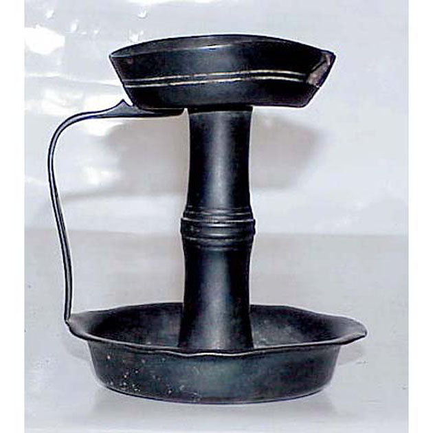 portacandele - bottega italiana (secc. XIX/ XX)