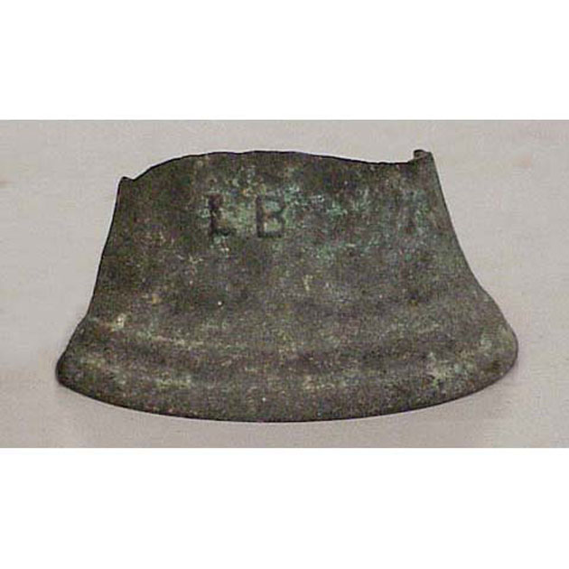 campanello, frammento - bottega italiana (secc. XVIII/ XIX)