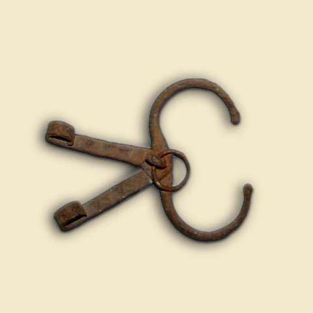 morso, frammento - bottega italiana (secc. XIX/ XX)