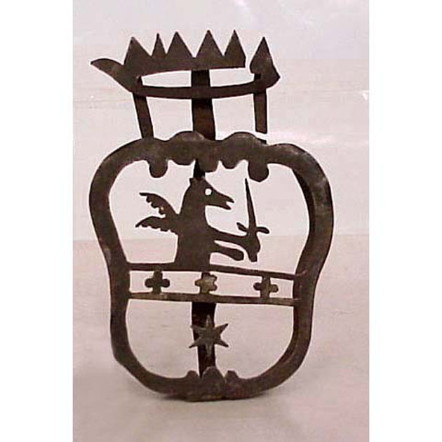 stemmario, elemento d'insieme - bottega italiana (secc. XIX/ XX)