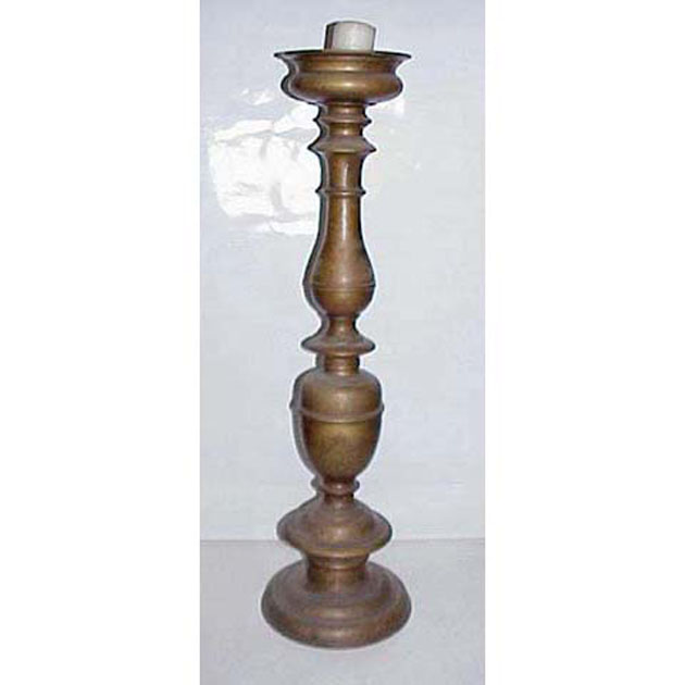 candeliere - bottega italiana (secc. XVIII/ XIX)