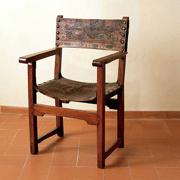 seggiolone - bottega Italia centro-meridionale (secc. XVII/ XVIII)