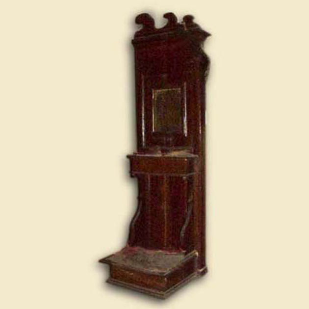 confessionale, frammento - bottega italiana (secc. XVIII/ XIX)