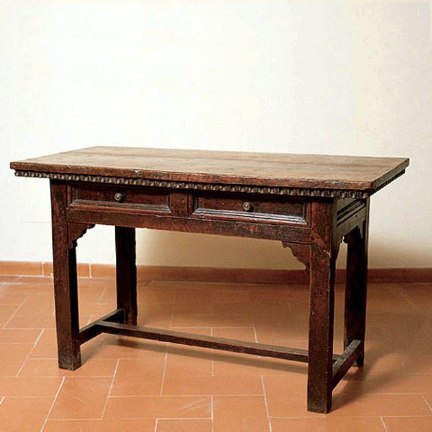 tavolo - bottega toscana (fine sec. XVI)