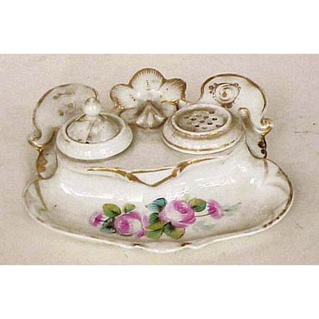 servizio per scrivere - bottega italiana (secc. XIX/ XX)