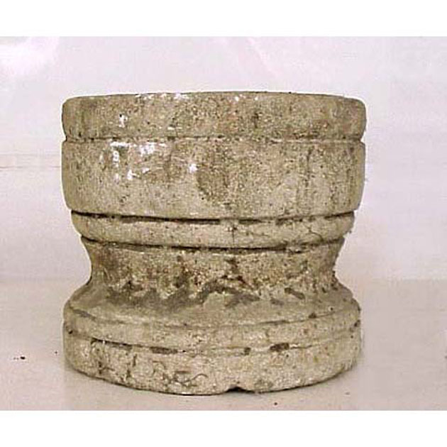 mortaio - bottega italiana (secc. XIX/ XX)