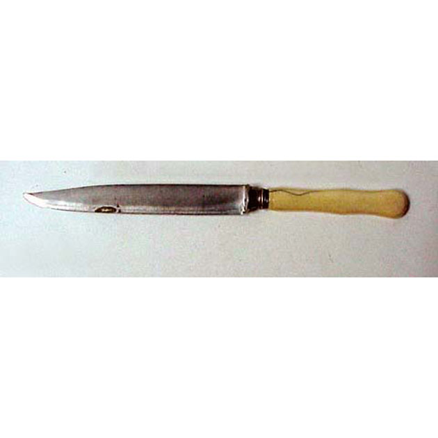 coltello, serie - bottega francese (secc. XIX/ XX)