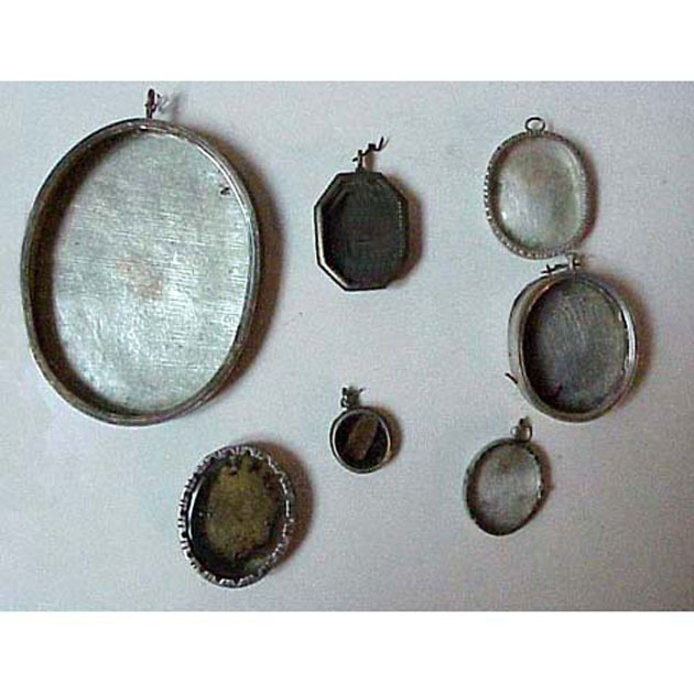 reliquiario, serie - bottega italiana (secc. XVIII/ XIX)