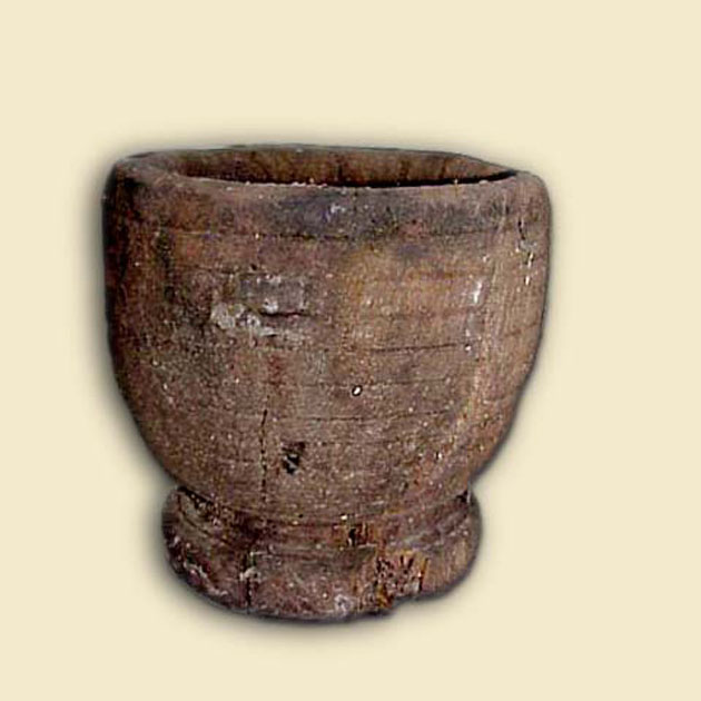 mortaio - bottega italiana (secc. XIX/ XX)