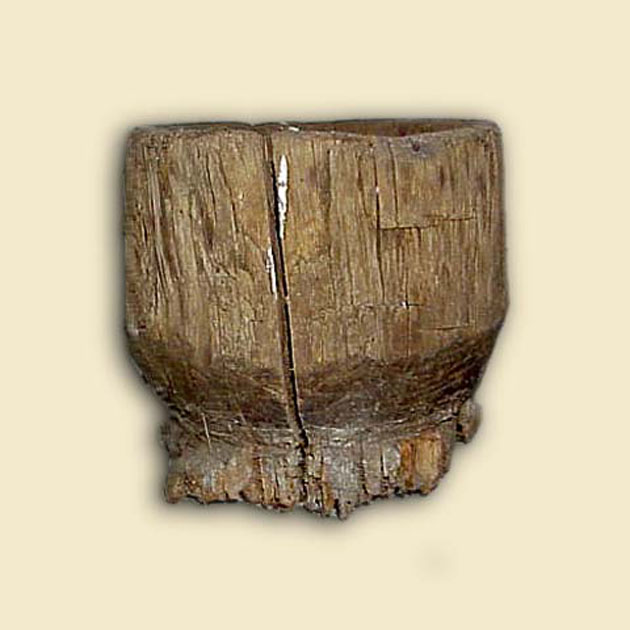 mortaio - bottega italiana (secc. XIX/ XX)