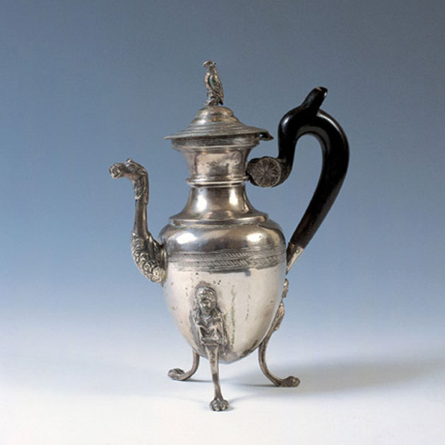 caffettiera - bottega napoletana (secondo quarto sec. XIX)