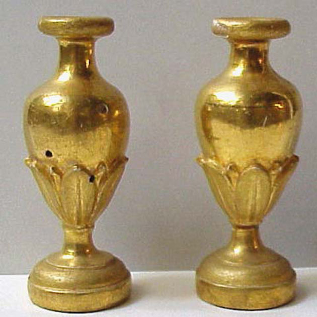 decorazione, coppia - bottega italiana (secc. XIX/ XX)