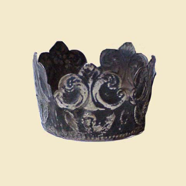 corona, elemento d'insieme - bottega italiana (secc. XVIII/ XIX)