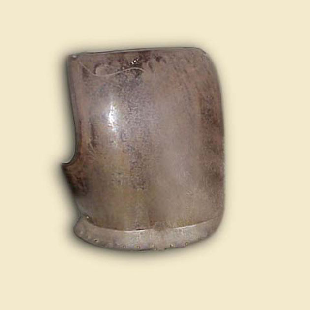 schienale d'armatura - bottega italiana (secc. XIX/ XX)