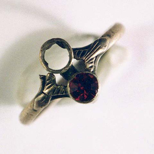 anello - bottega italiana (fine sec. XIX)