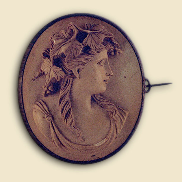 spilla - bottega italiana (primo quarto sec. XIX)