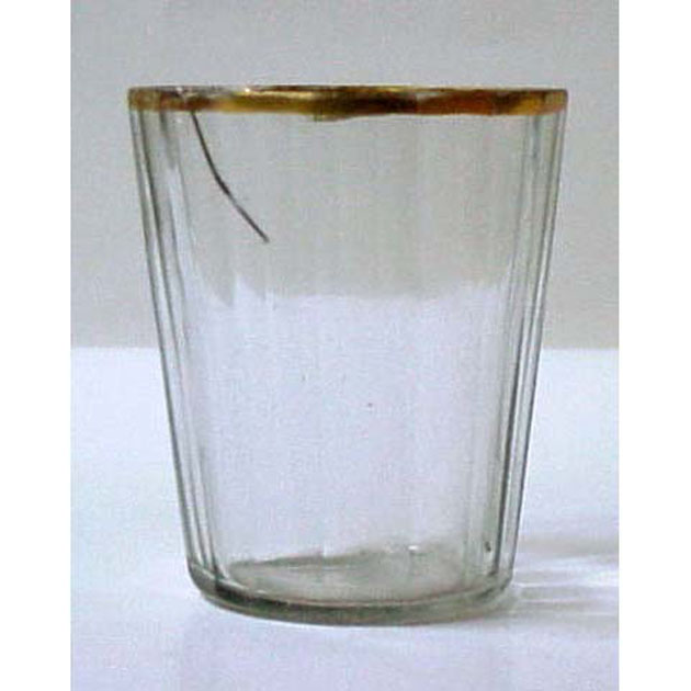 bicchiere - bottega italiana (sec. XX)