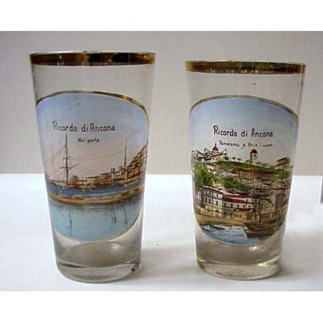 bicchiere, coppia - bottega italiana (sec. XX)