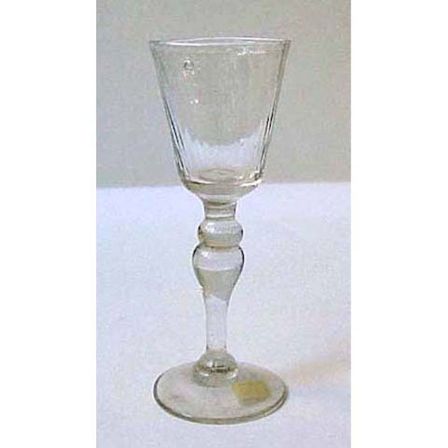 bicchiere - produzione europea (secc. XVIII/ XIX)