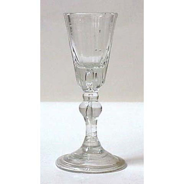 bicchiere - bottega italiana (secc. XVIII/ XIX)