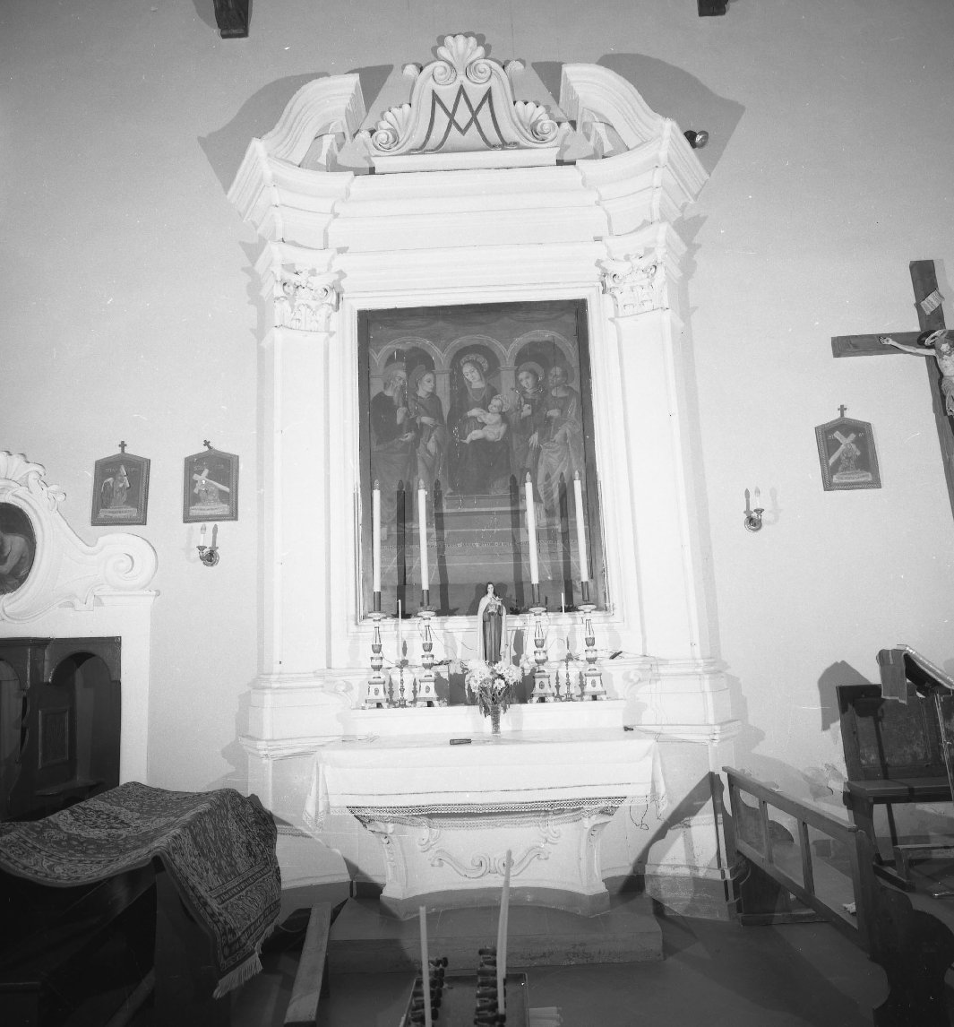 altare - a edicola, coppia - bottega toscana (sec. XVIII)