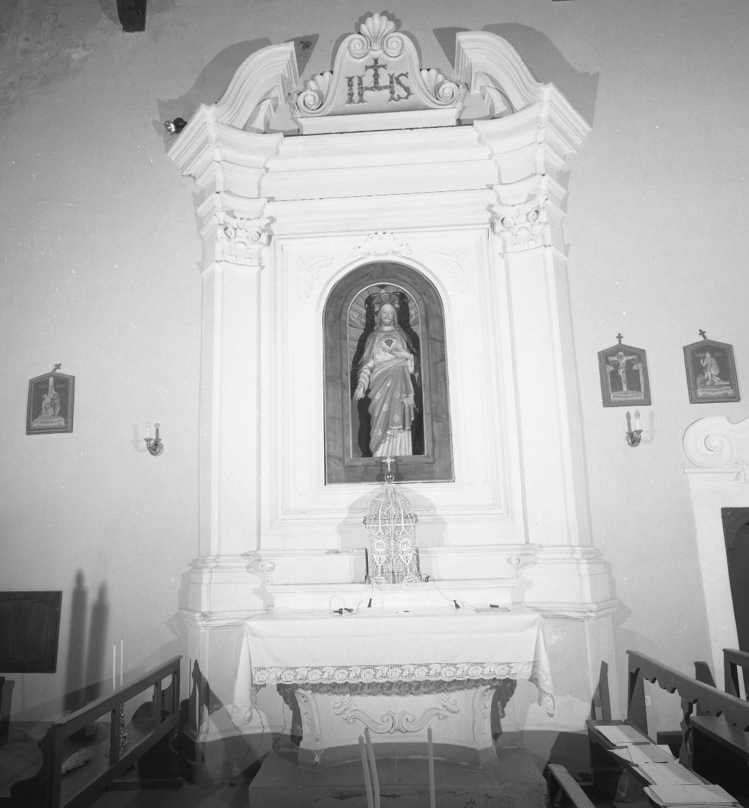 Sacro Cuore di Gesù (statua, opera isolata) - bottega toscana (prima metà sec. XX)