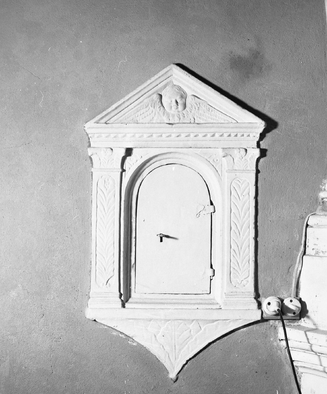 tabernacolo murale, opera isolata - bottega toscana (sec. XVIII)