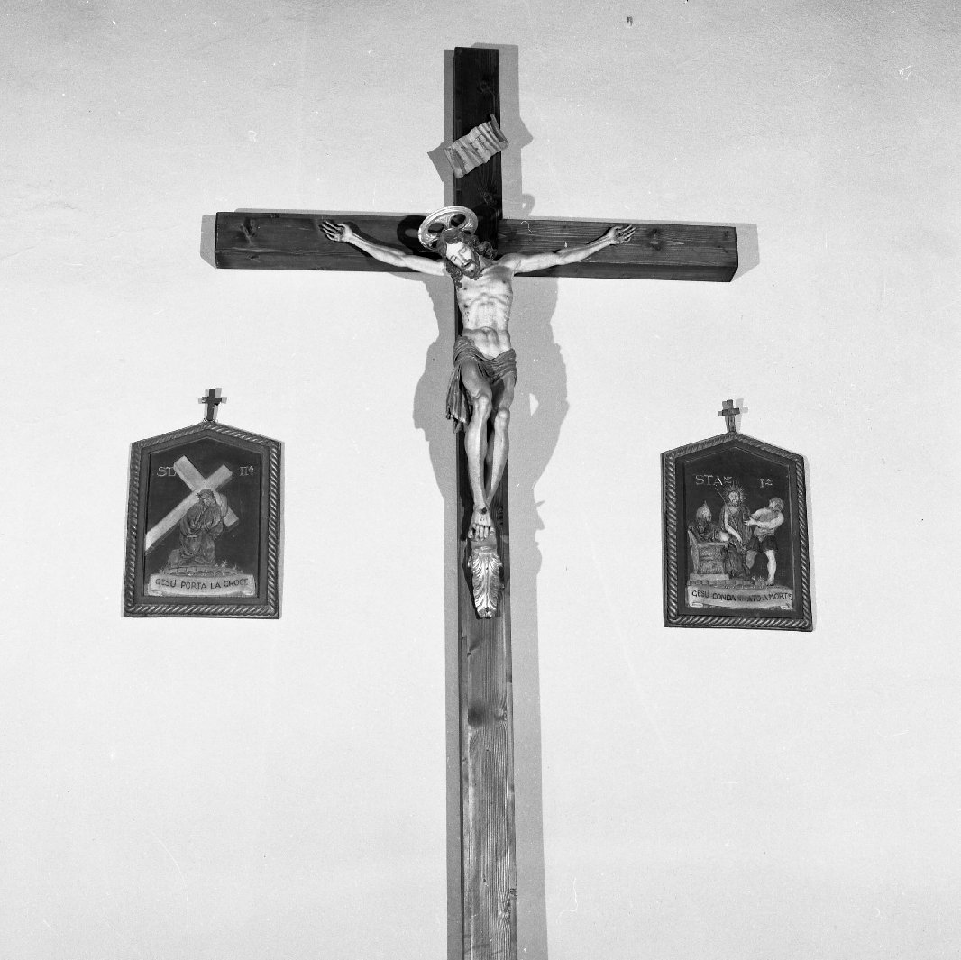 crocifisso, opera isolata di Fabbrucci Francesco (maniera) (sec. XVIII)