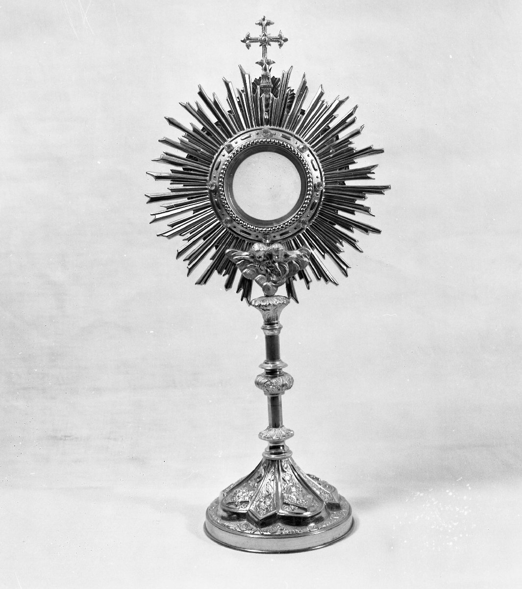 ostensorio - a raggiera, opera isolata - bottega italiana (sec. XX)