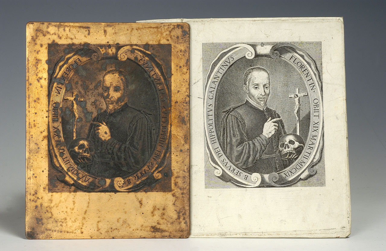 ritratto del Beato Ippolito Galantini (stampa) - ambito fiorentino (secondo quarto sec. XIX)
