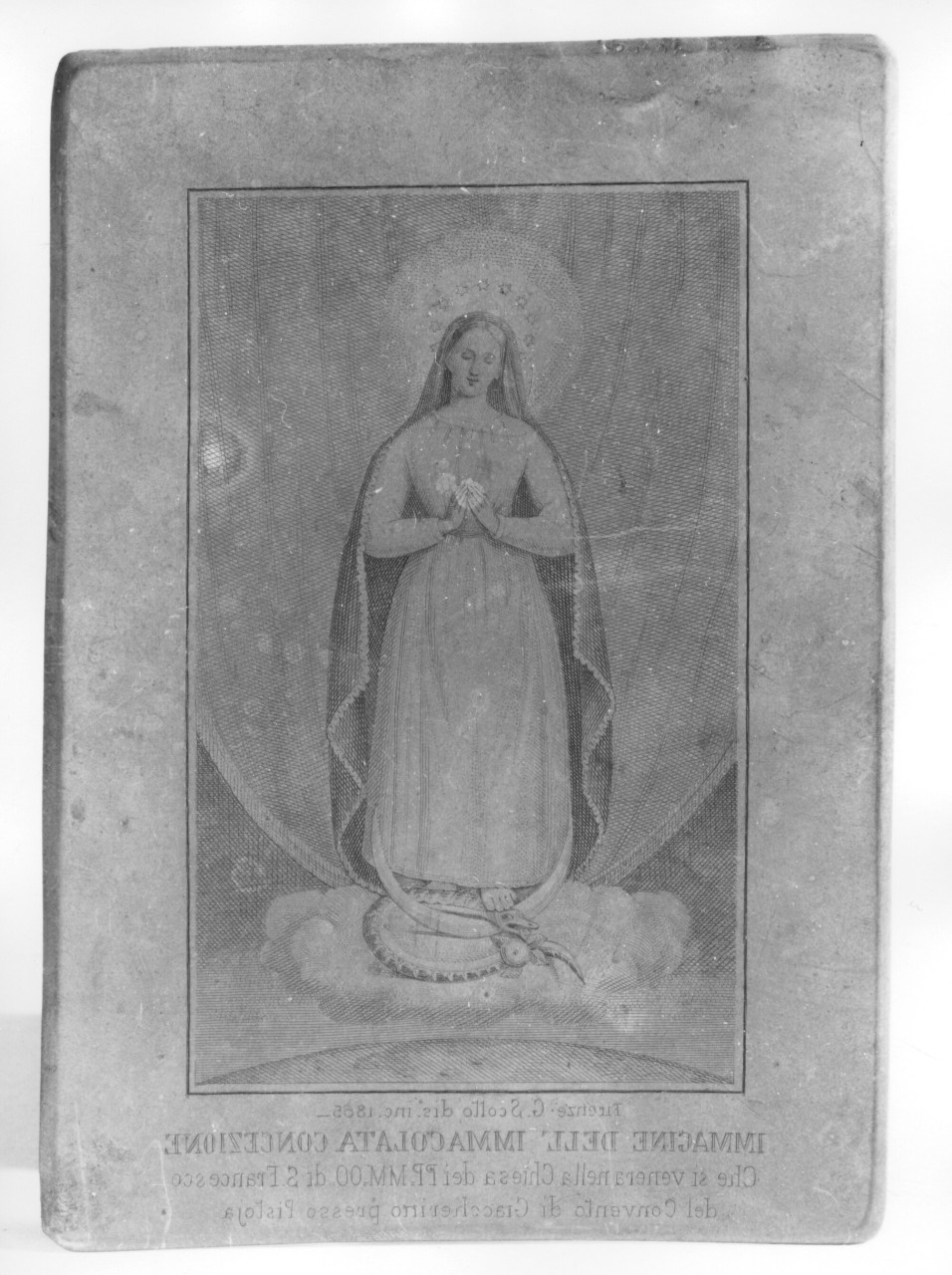 Immacolata Concezione (matrice) di Scotto Girolamo (sec. XIX)