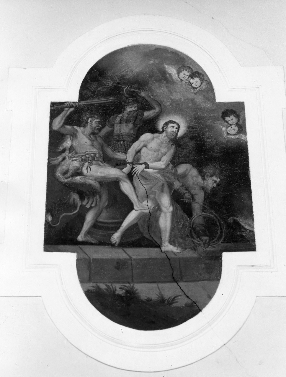 flagellazione di Cristo (dipinto) - ambito toscano (sec. XVIII)