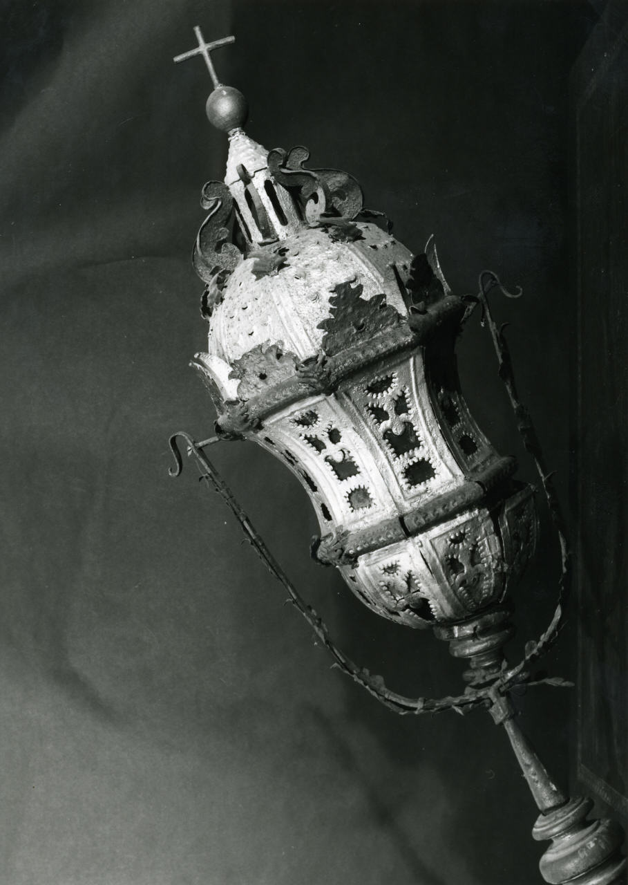 lanterna processionale, coppia - bottega toscana (sec. XVIII)