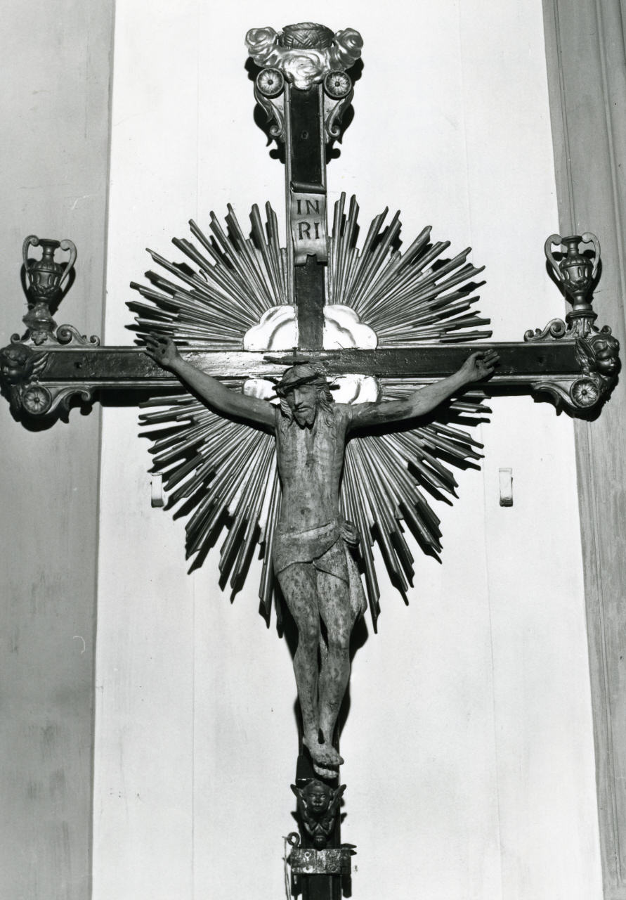 Cristo crocifisso (croce processionale) - bottega toscana (seconda metà sec. XIX)