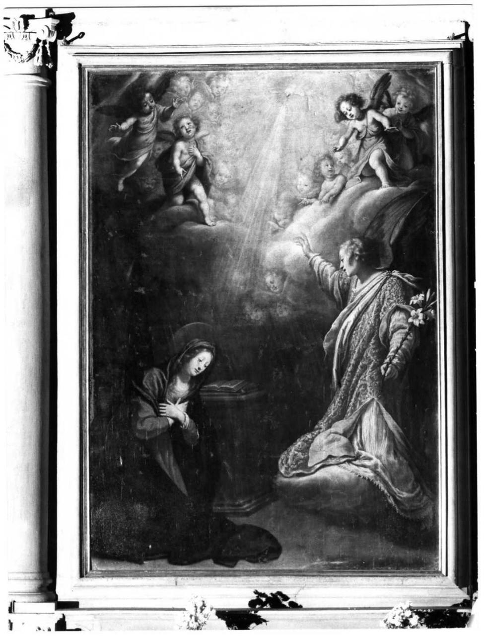Annunciazione (dipinto) di Rosselli Matteo (sec. XVII)