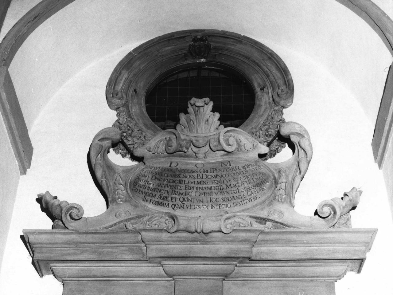 cartiglio di Silvani Pier Francesco (sec. XVII)
