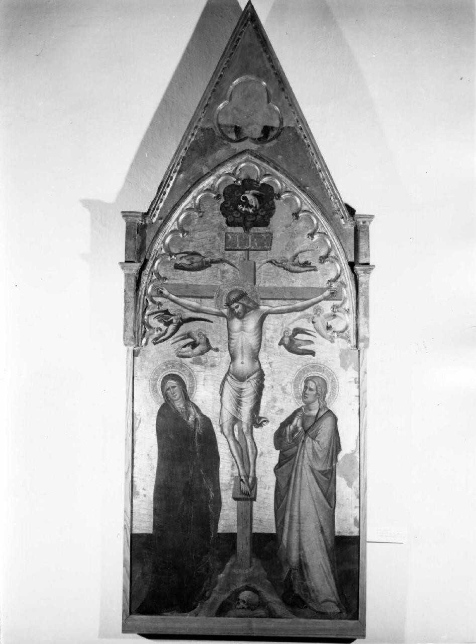 crocifissione di Cristo con la Madonna e San Giovanni Evangelista (dipinto) di Cenni di Francesco di Ser Cenni (primo quarto sec. XIV)