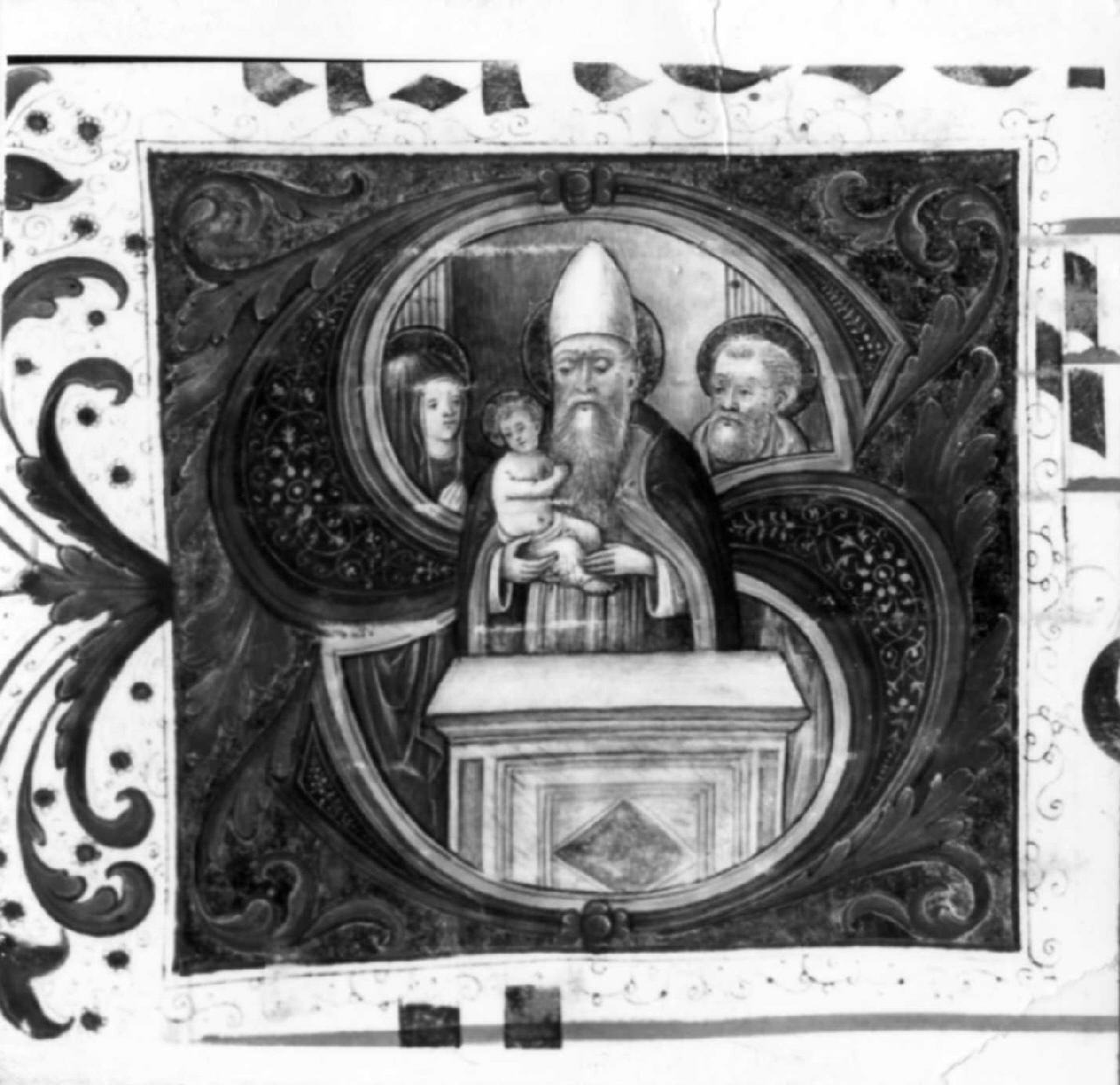 presentazione di Gesù al tempio (miniatura) di Attavanti Attavante (fine/inizio secc. XV/ XVI)