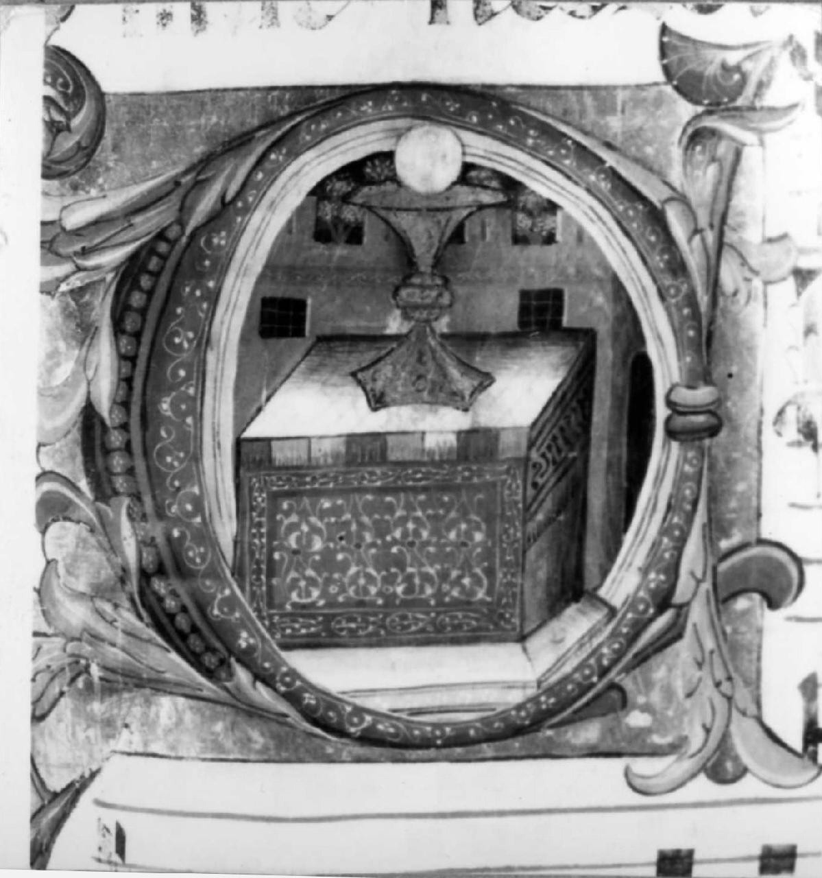 calice eucaristico (miniatura) di Bartolomeo di Fruosino (sec. XV)