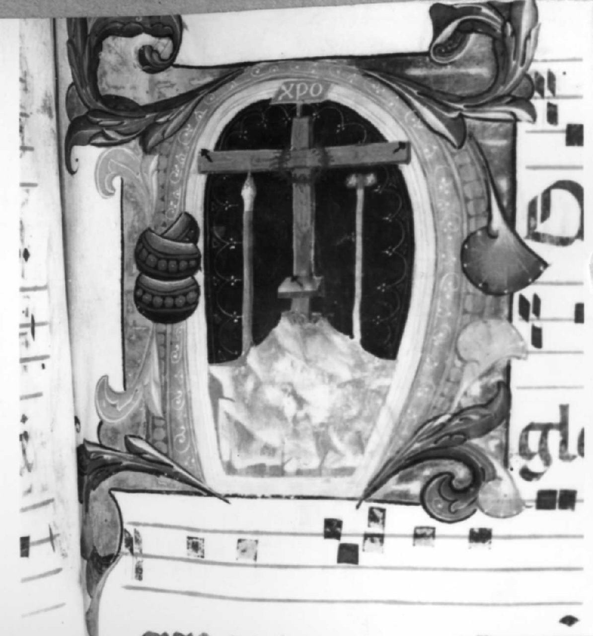 croce (miniatura) di Bartolomeo di Fruosino (sec. XV)