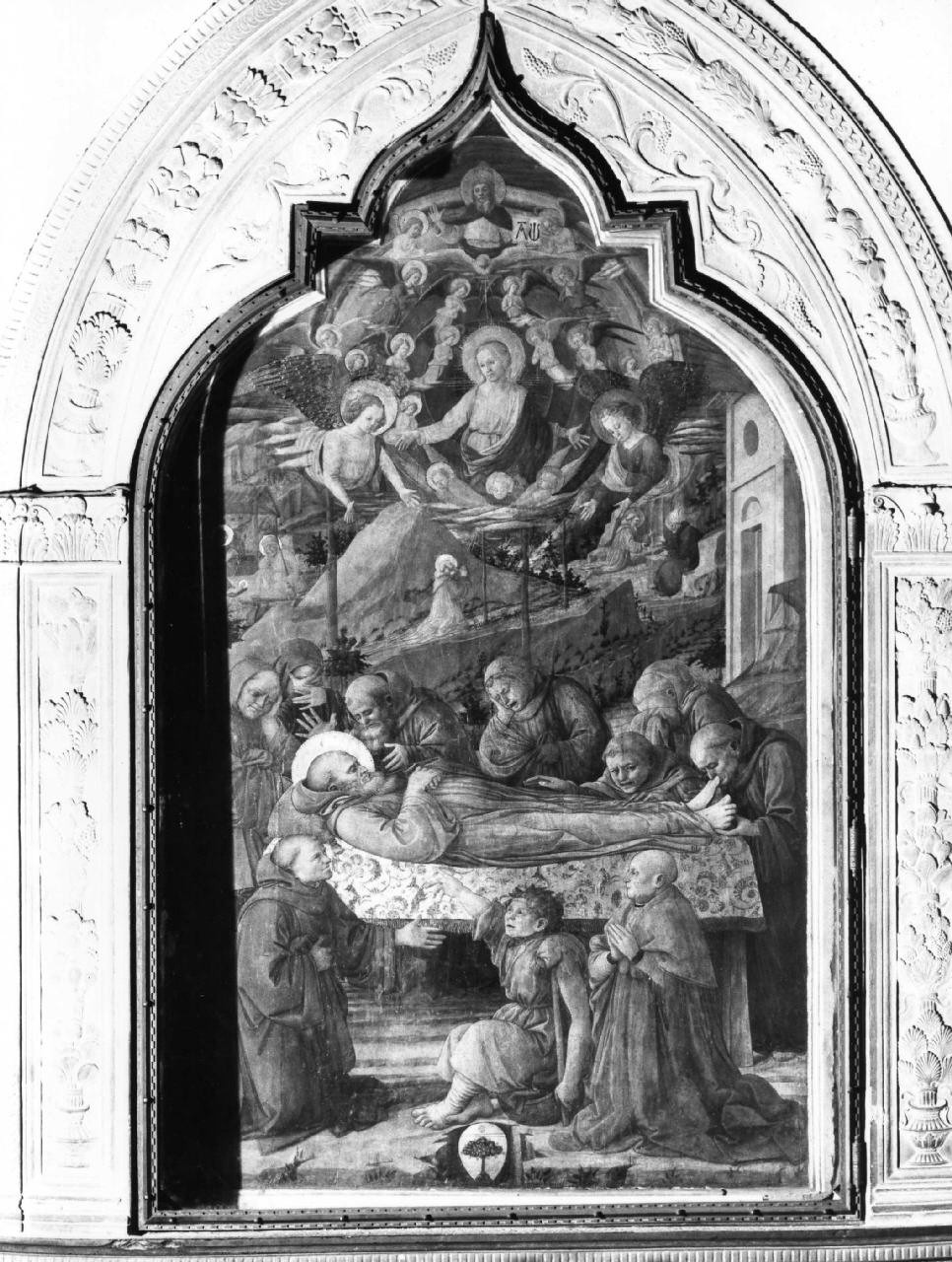 Esequie di San Girolamo, funerali di San Girolamo (dipinto) di Lippi Filippo (sec. XV)