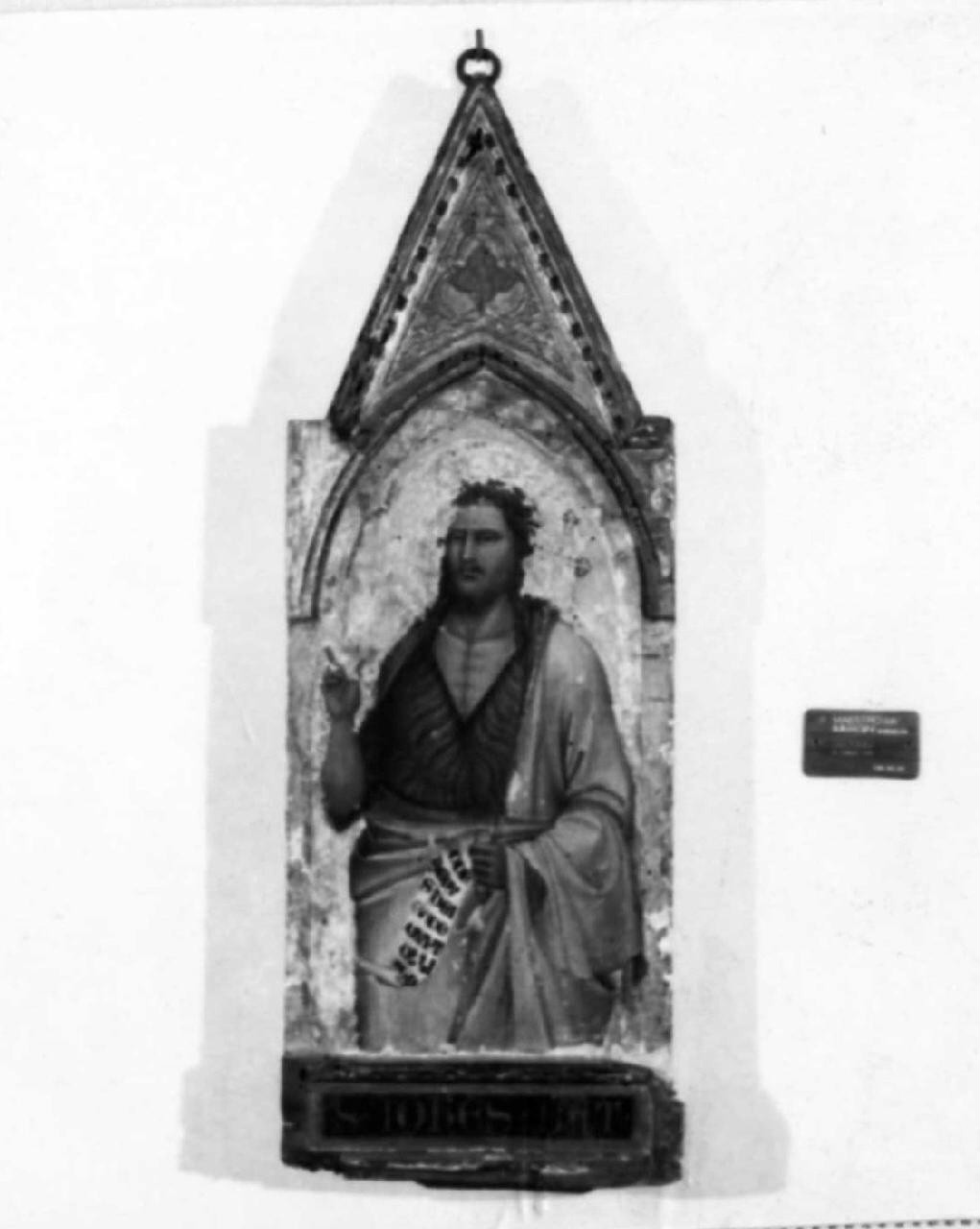 San Giovanni Battista (dipinto) di Bonsi Giovanni detto Giovanni da Firenze (seconda metà sec. XIV)