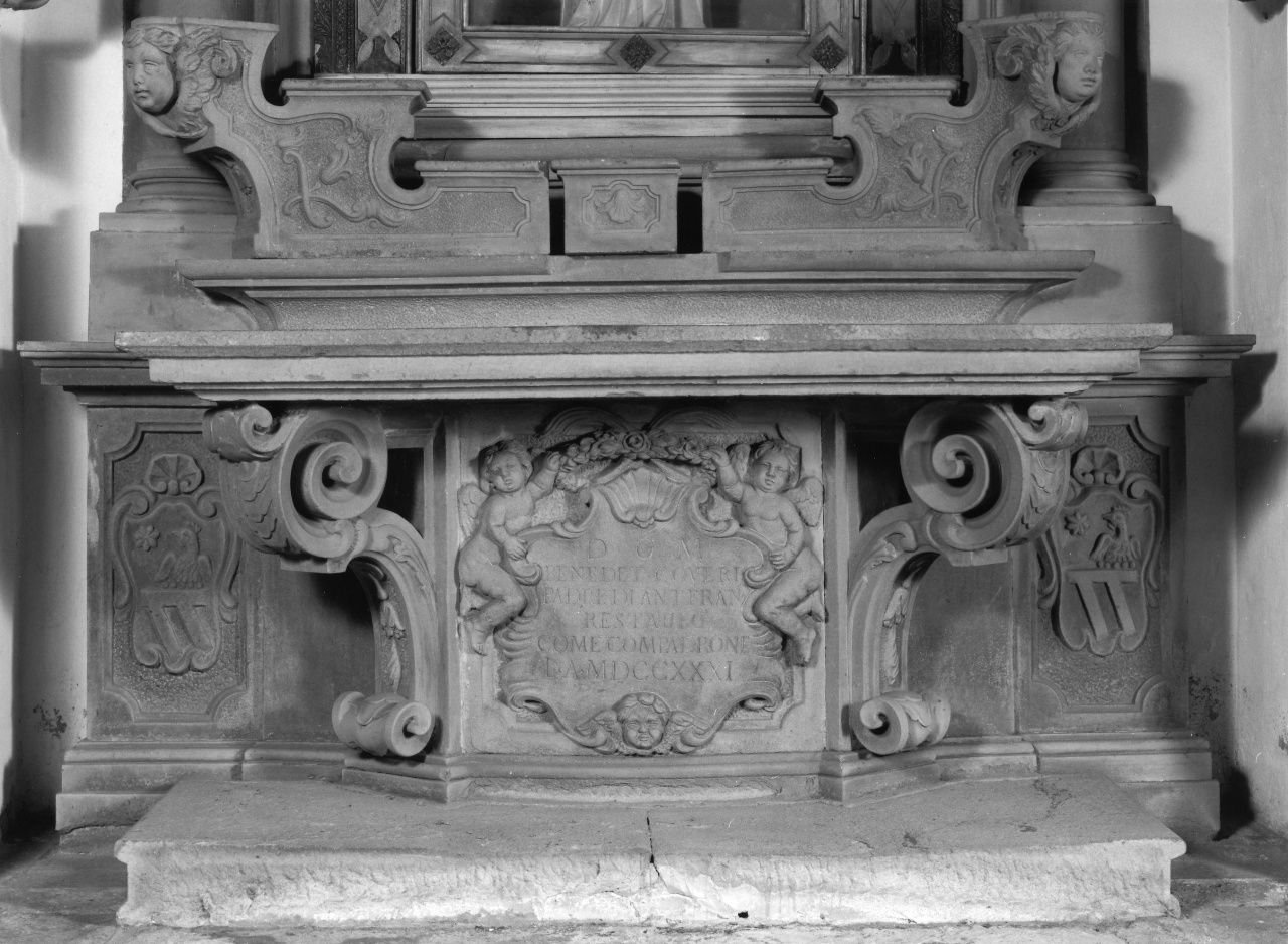 mensa d'altare - manifattura fiorentina (sec. XVIII)
